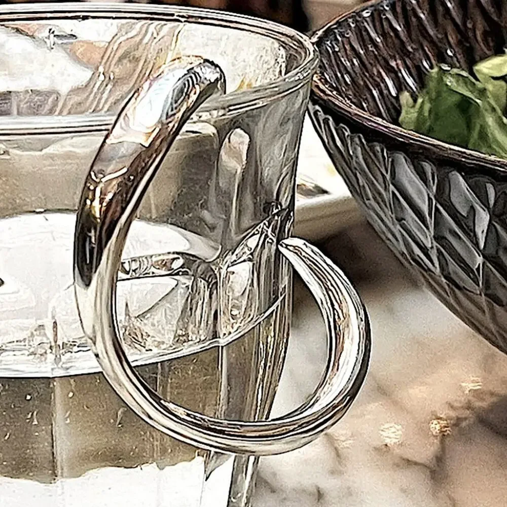 Sterling Silver Bangle Bracelet, Irregular Cuff Geometric, Vermeil